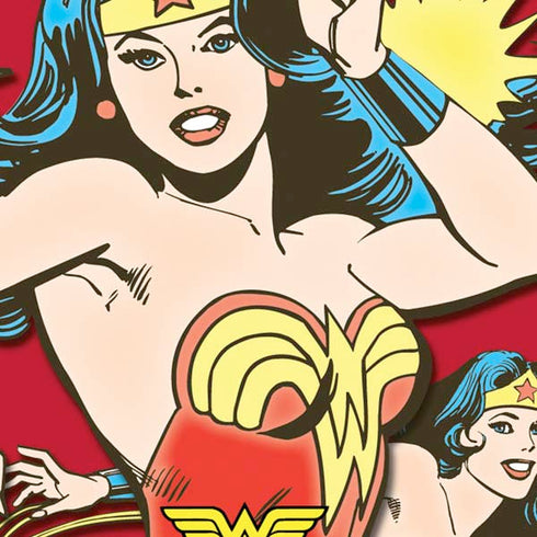 DC Comics Wonder Woman Vintage Action pose Moto E5 Play Skin
