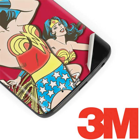 DC Comics Wonder Woman Vintage Action pose Moto G6 Skin