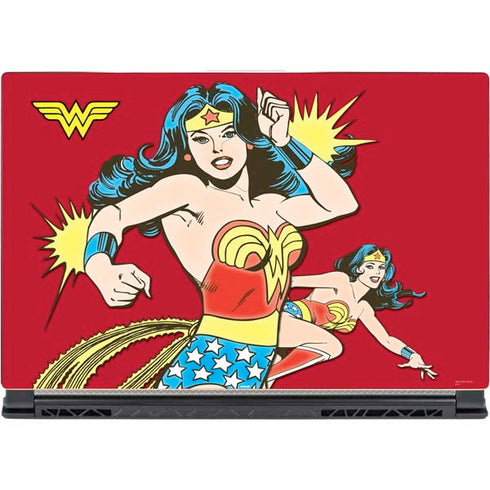 DC Comics Wonder Woman Vintage Action pose MSI GS65 Stealth Laptop Skin
