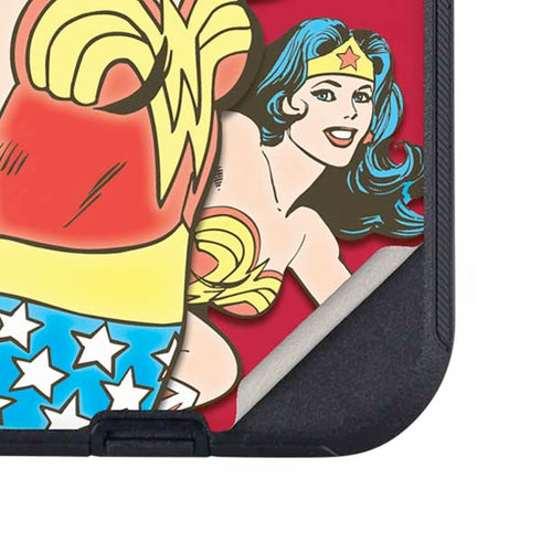 DC Comics Wonder Woman Vintage Action pose Otterbox Defender iPhone Skin