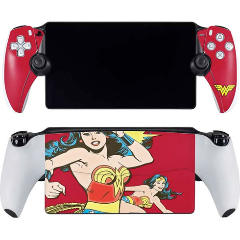 DC Comics Wonder Woman Vintage Action pose PlayStation Portal Remote Player Skin