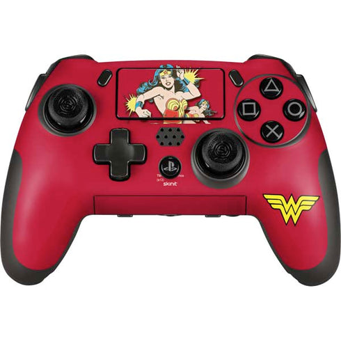 DC Comics Wonder Woman Vintage Action pose PlayStation Scuf Vantage 2 Controller Skin