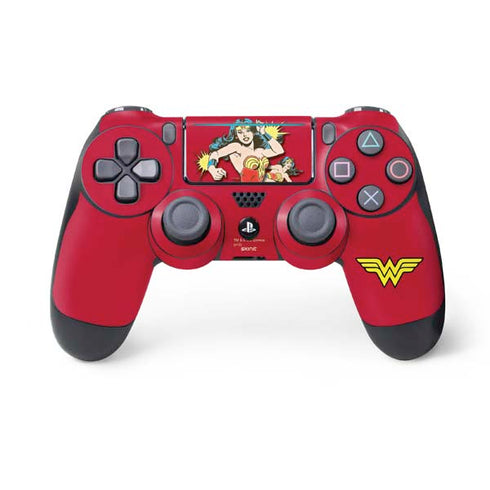 DC Comics Wonder Woman Vintage Action pose PS4 Pro/Slim Controller Skin