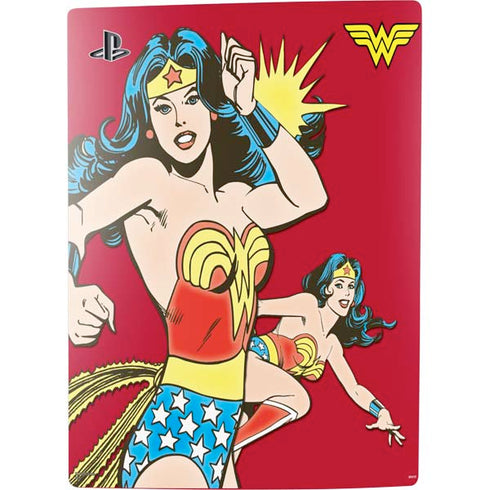DC Comics Wonder Woman Vintage Action pose PS5 Bundle Skin