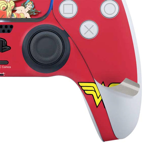 DC Comics Wonder Woman Vintage Action pose PS5 Controller Skin