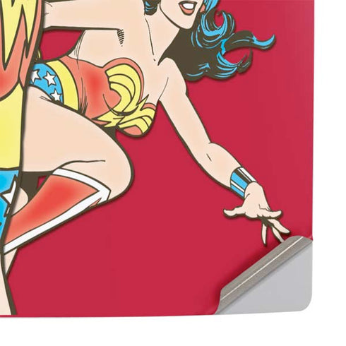 DC Comics Wonder Woman Vintage Action pose PS5 Slim Disk Console Skin