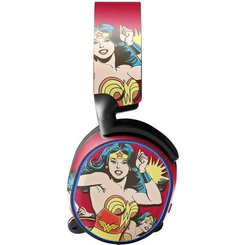 DC Comics Wonder Woman Vintage Action pose SteelSeries Arctis 3 Skin