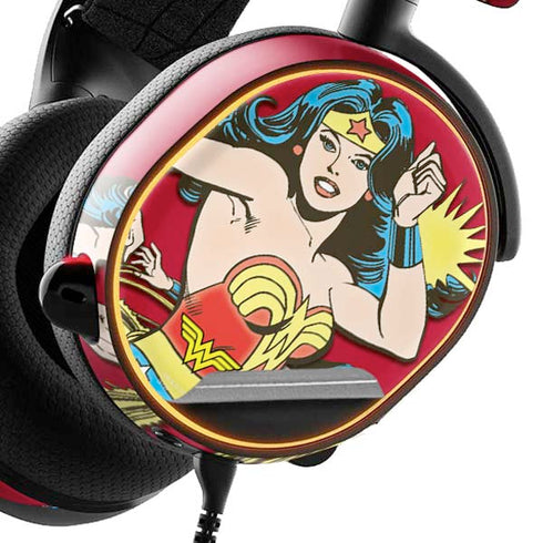DC Comics Wonder Woman Vintage Action pose SteelSeries Arctis 3 Skin