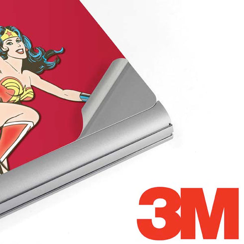 DC Comics Wonder Woman Vintage Action pose Surface Book 2 13.5in Skin
