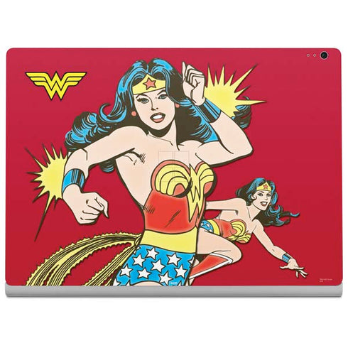 DC Comics Wonder Woman Vintage Action pose Surface Book 2 15in Skin
