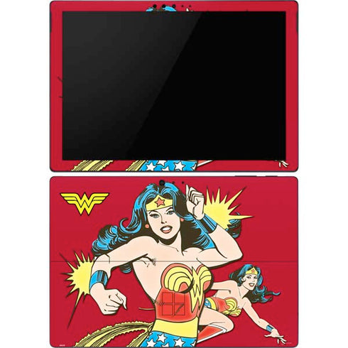DC Comics Wonder Woman Vintage Action pose Surface Pro 6 Skin