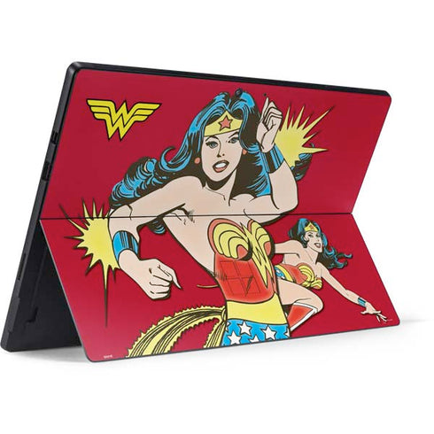DC Comics Wonder Woman Vintage Action pose Surface Pro 7 Skin