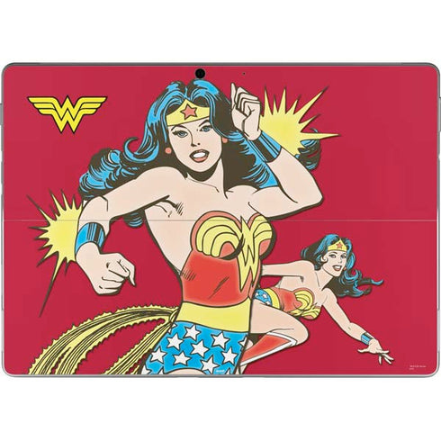 DC Comics Wonder Woman Vintage Action pose Surface Pro 9 Skin