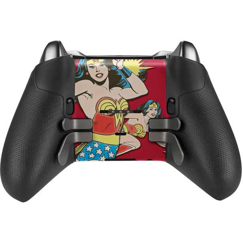 DC Comics Wonder Woman Vintage Action pose Xbox Elite Wireless Controller Series 2 Skin