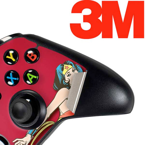 DC Comics Wonder Woman Vintage Action pose Xbox One Controller Skin