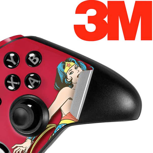 DC Comics Wonder Woman Vintage Action pose Xbox One Elite Controller Skin