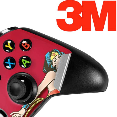 DC Comics Wonder Woman Vintage Action pose Xbox One S Controller Skin