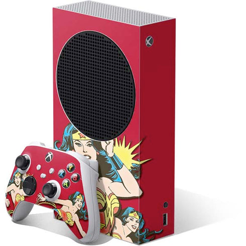 DC Comics Wonder Woman Vintage Action pose Xbox Series S Bundle Skin