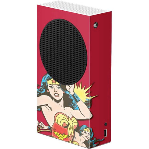 DC Comics Wonder Woman Vintage Action pose Xbox Series S Console Skin