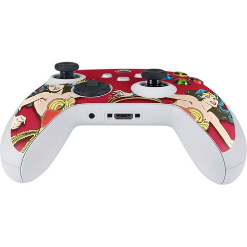 DC Comics Wonder Woman Vintage Action pose Xbox Series S Controller Skin