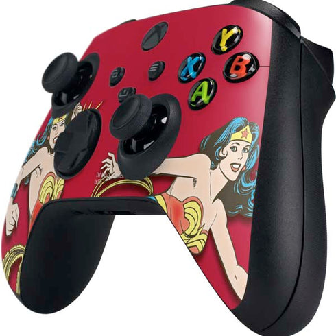 DC Comics Wonder Woman Vintage Action pose Xbox Series X Controller Skin
