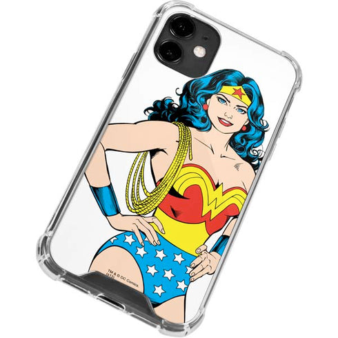 DC Comics Wonder Woman Classic Art Pose iPhone 12 Clear Case