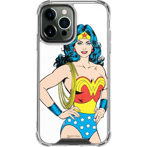 DC Comics Wonder Woman Classic Art Pose iPhone 13 Pro Max Clear Case