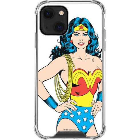 DC Comics Wonder Woman Classic Art Pose iPhone 14 Plus Clear Case