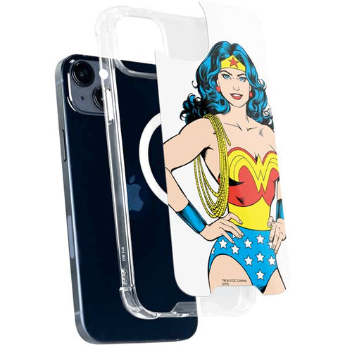 DC Comics Wonder Woman Classic Art Pose iPhone 14 Plus MagSafe Case