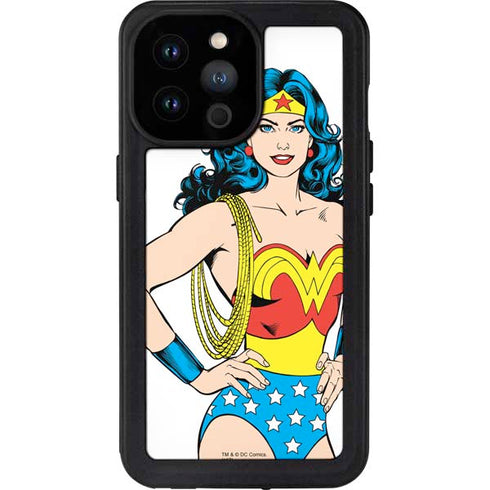 DC Comics Wonder Woman Classic Art Pose iPhone 14 Pro Max Waterproof Case
