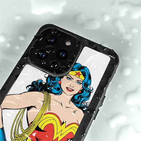 DC Comics Wonder Woman Classic Art Pose iPhone 14 Pro Max Waterproof Case