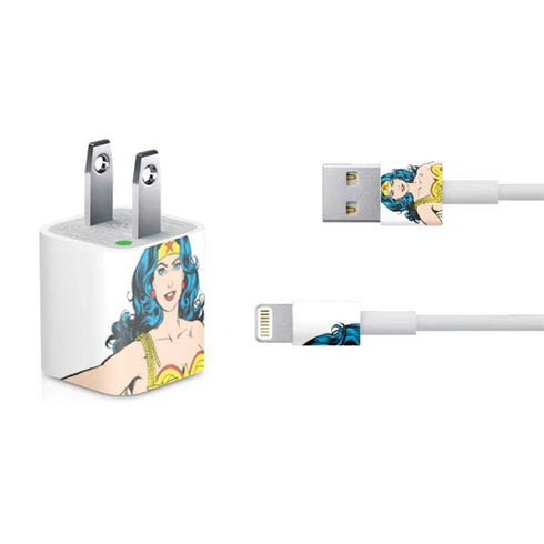 DC Comics Wonder Woman Classic Art Pose iPhone Charger (5W USB) Skin