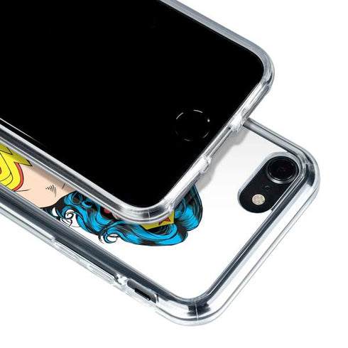 DC Comics Wonder Woman Classic Art Pose iPhone SE (2nd & 3rd Gen) Clear Case