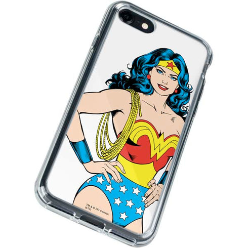 DC Comics Wonder Woman Classic Art Pose iPhone SE (2nd & 3rd Gen) Clear Case