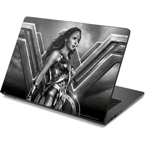 The Justice League (2017) Wonder Woman Poster Dell Chromebook Skin