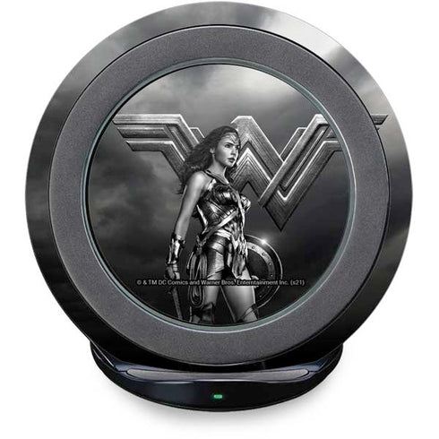The Justice League (2017) Wonder Woman Poster Fast Charge Wireless Charging Stand Skin