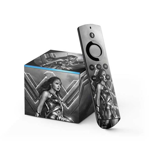 The Justice League (2017) Wonder Woman Poster Fire TV Cube Skin
