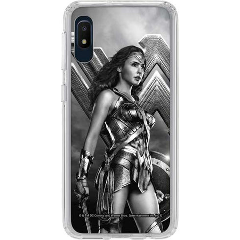 The Justice League (2017) Wonder Woman Poster Galaxy A10e Clear Case