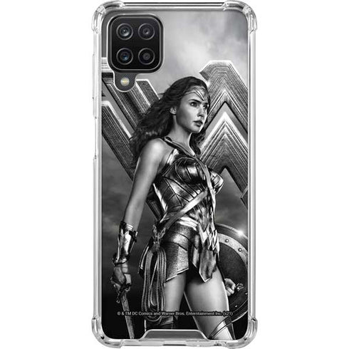 The Justice League (2017) Wonder Woman Poster Galaxy A12 Clear Case