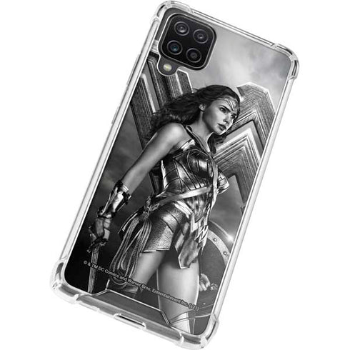 The Justice League (2017) Wonder Woman Poster Galaxy A12 Clear Case