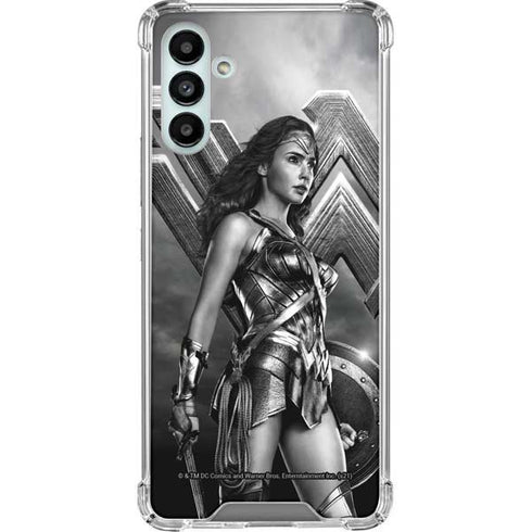 The Justice League (2017) Wonder Woman Poster Galaxy A13 5G Clear Case