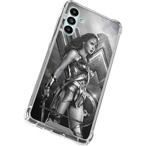 The Justice League (2017) Wonder Woman Poster Galaxy A13 5G Clear Case