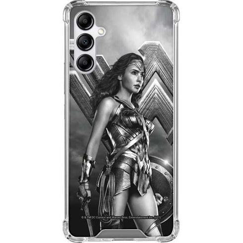 The Justice League (2017) Wonder Woman Poster Galaxy A14 5G Clear Case