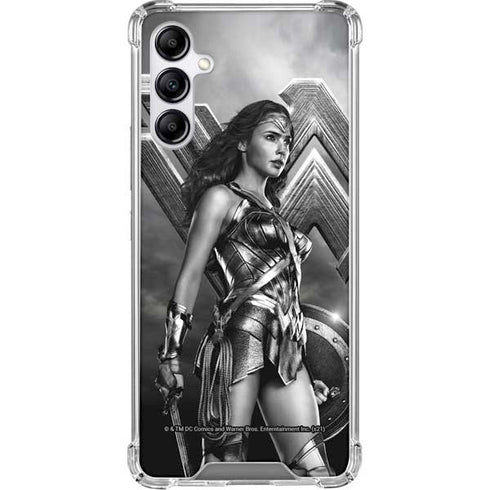The Justice League (2017) Wonder Woman Poster Galaxy A15 5G Clear Case