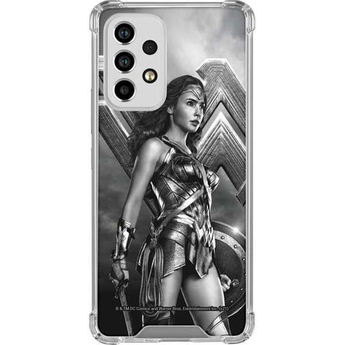 The Justice League (2017) Wonder Woman Poster Galaxy A33 5G Clear Case