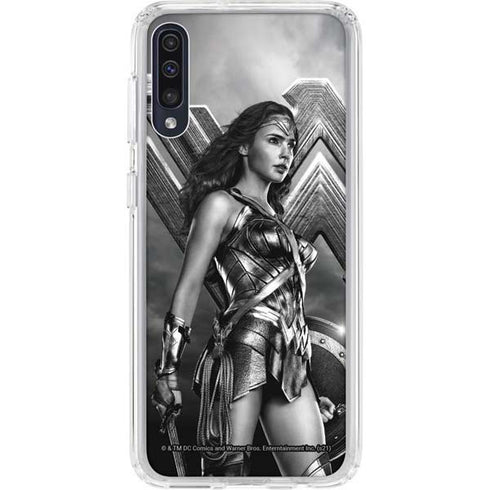 The Justice League (2017) Wonder Woman Poster Galaxy A50 Clear Case