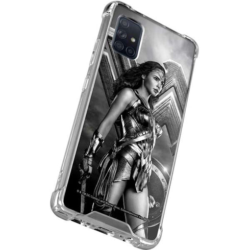 The Justice League (2017) Wonder Woman Poster Galaxy A51 5G Clear Case