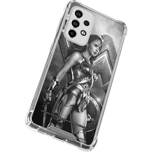 The Justice League (2017) Wonder Woman Poster Galaxy A53 5G Clear Case