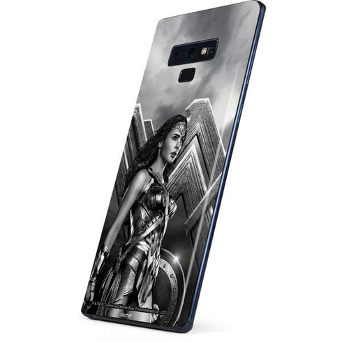 The Justice League (2017) Wonder Woman Poster Galaxy Note 9 Skin
