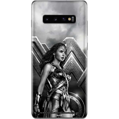 The Justice League (2017) Wonder Woman Poster Galaxy S10 Plus Skin